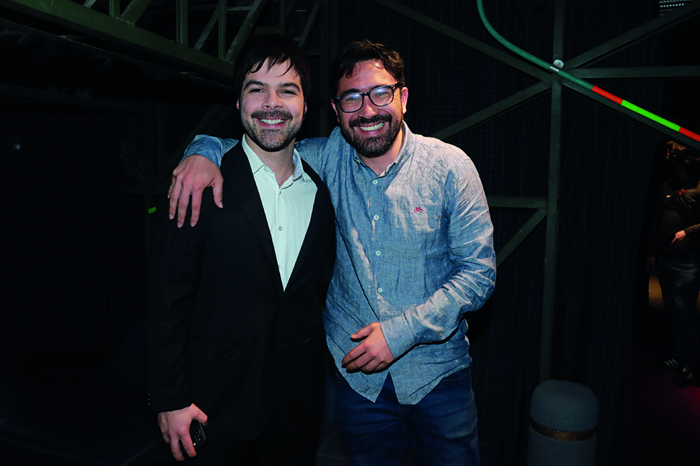 Edwin Maya y Victor Quesada