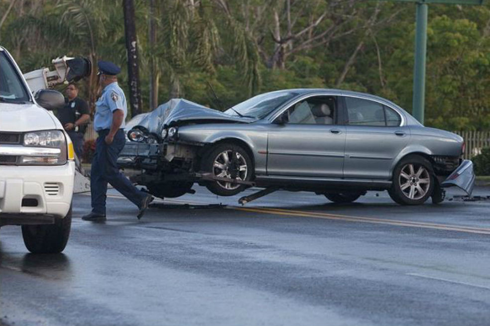 Así quedó el carro de Cheo Feliciano tras el trágico accidente