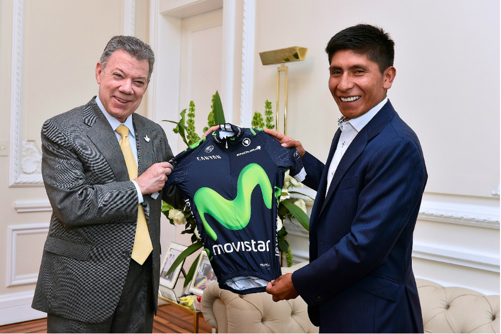Santos le promete a Nairo Quintana que revisará presupuesto para el deporte