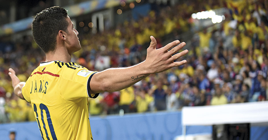 «James es uno de los cinco mejores jugadores del mundial» El «Tino» Asprilla