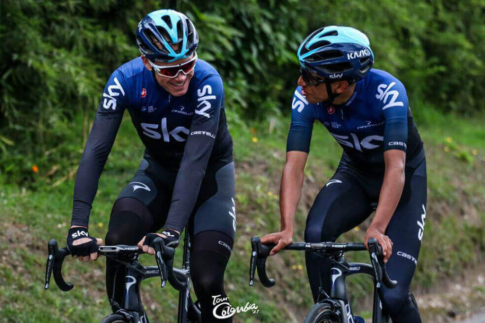 Chris Froome: «Nunca dudé que Egan se iba a poner la amarilla, estoy muy orgulloso»