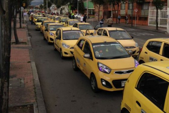 «M-20», la movilización que espera detener la modernización de taxis en Bogotá