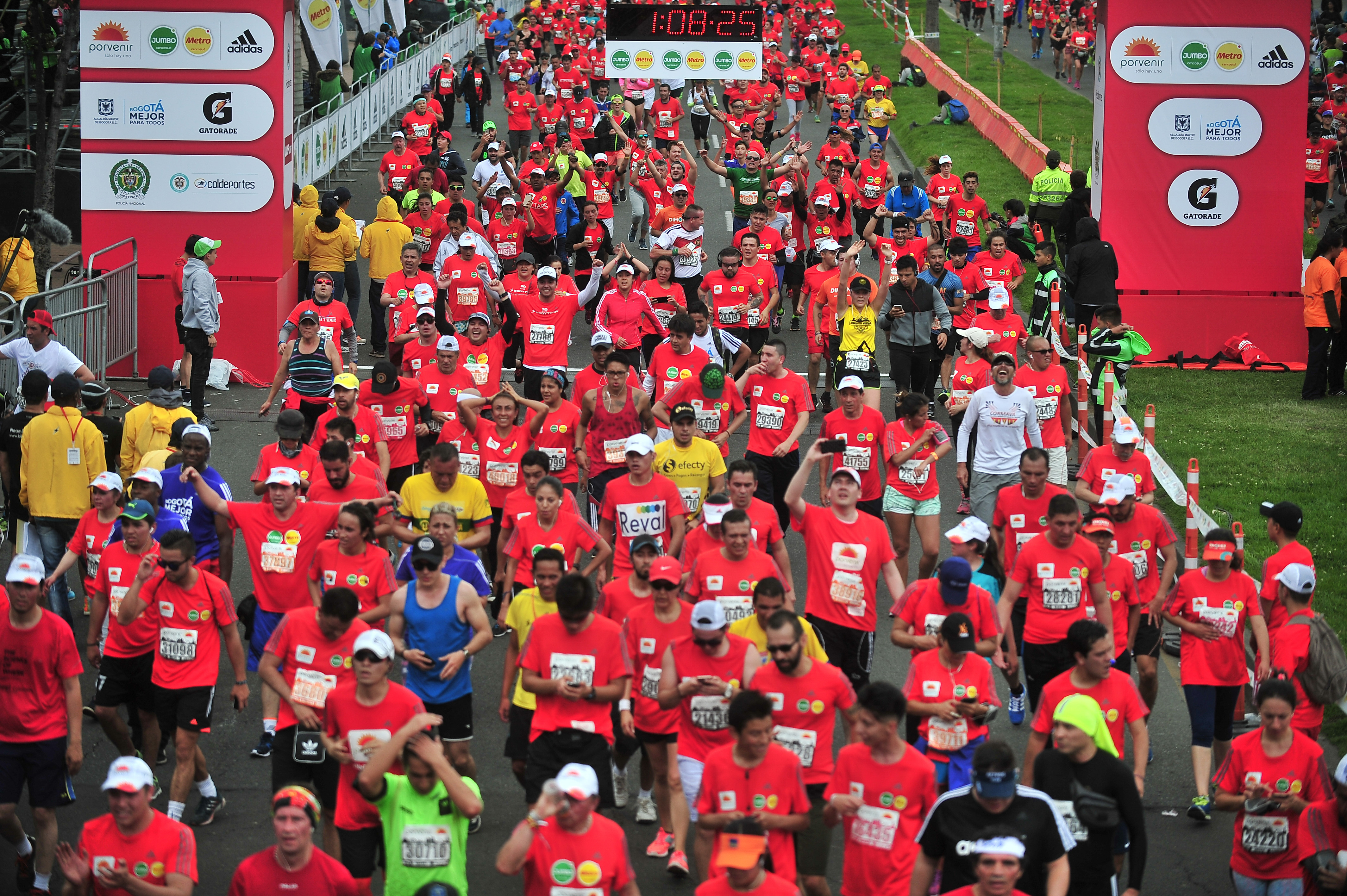 Este 29 de julio se correrá la versión número 19 de la Media Maratón de Bogotá