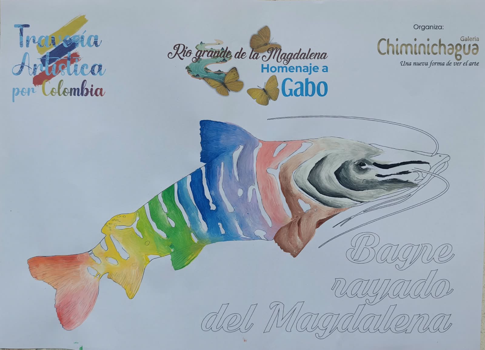 Arte para salvar al bagre rayado: el proyecto que une al legado de Gabo con la conservación