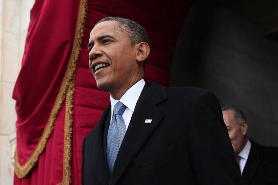 Obama jura públicamente el cargo para segundo mandato como presidente