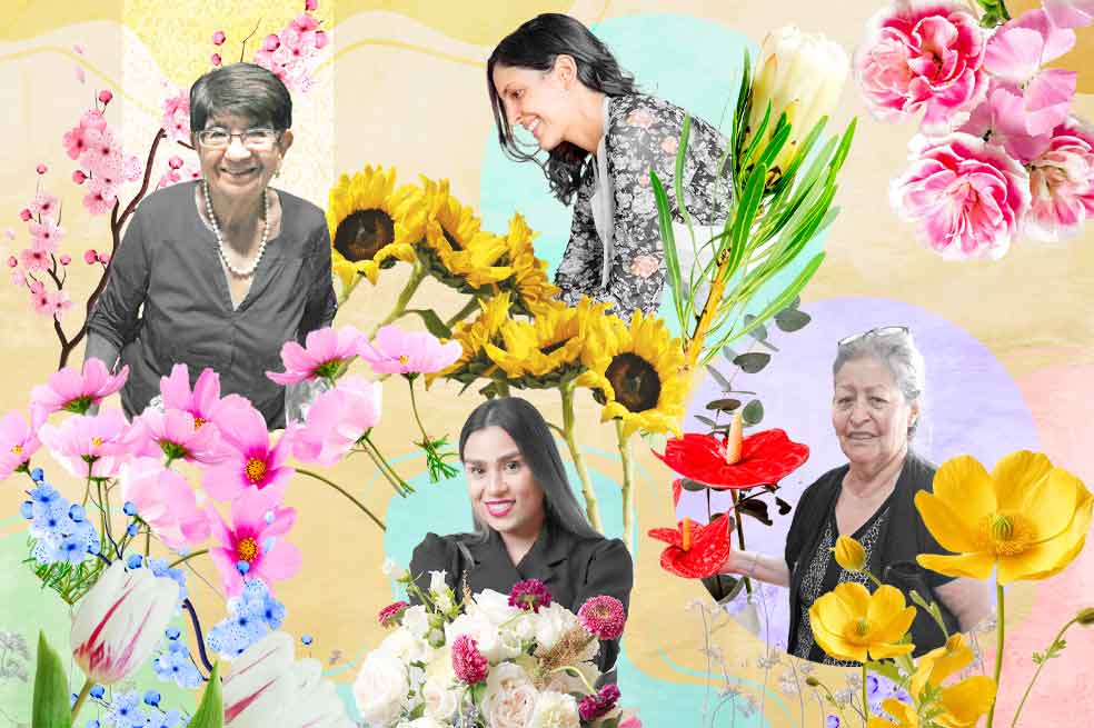 La labor de florista en la voz de cuatro mujeres emprendedoras