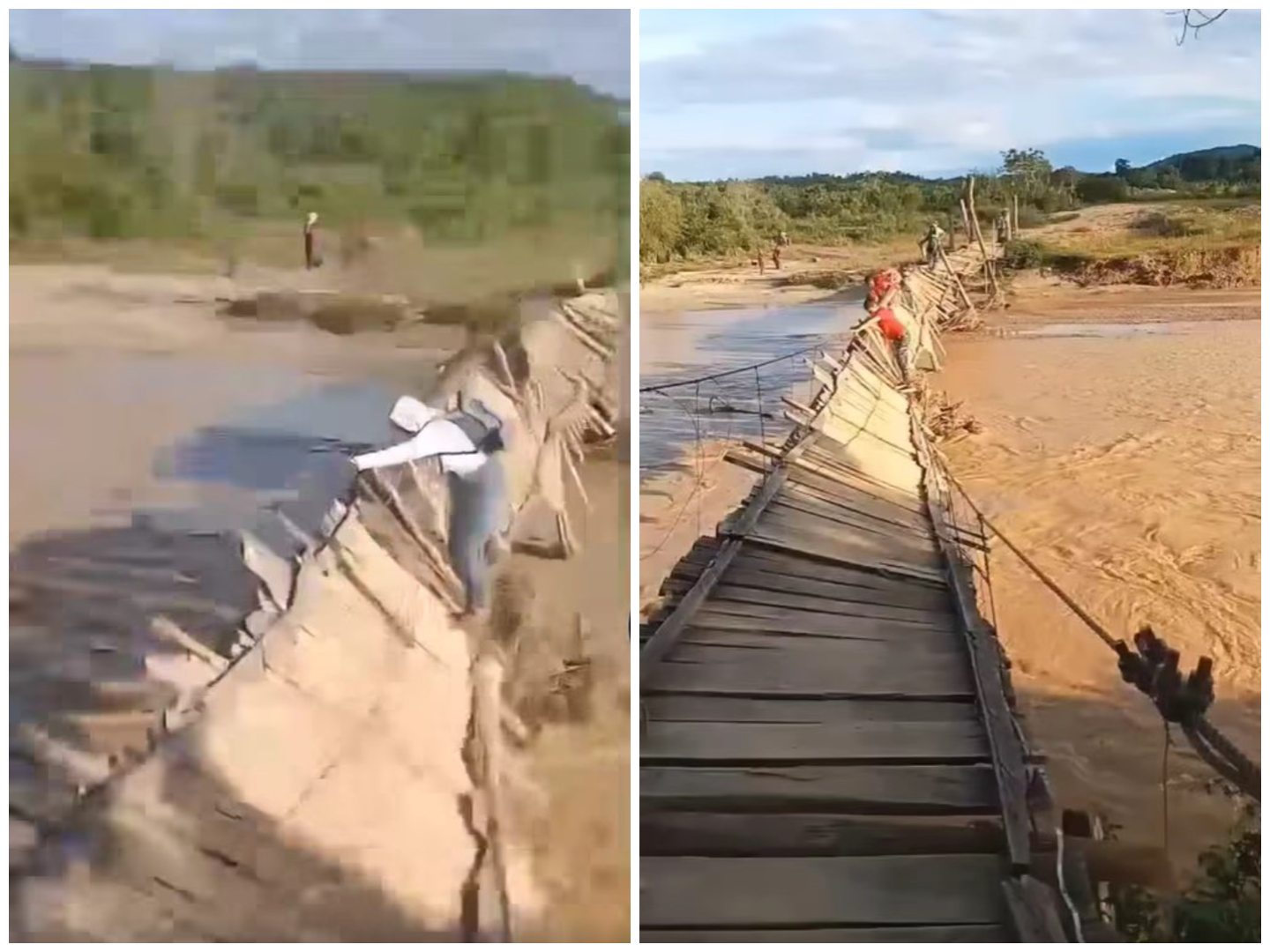Creciente del río dejó más de 7.000 personas incomunicadas en Cáceres, Antioquia