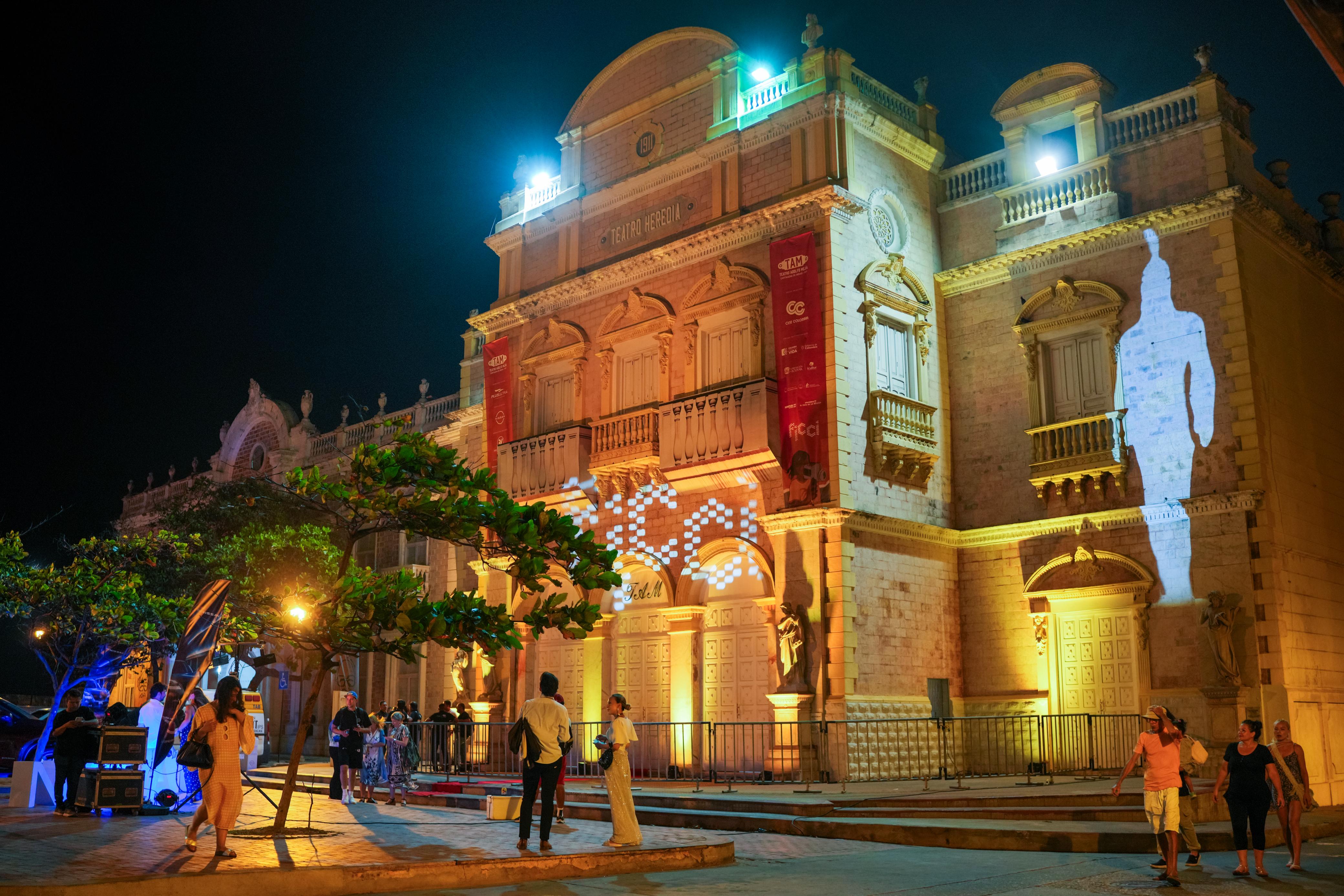 En el majestuoso Teatro Adolfo Mejía se llevó a cabo la gala de inauguración de la edición 63 del FICCI.