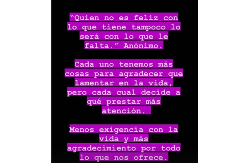 Desde hace unas semanas, se especula que la periodista Melissa Martínez y su esposo Matías Mier, al parecer, se separaron. Un curioso mensaje aumentaría los rumores.