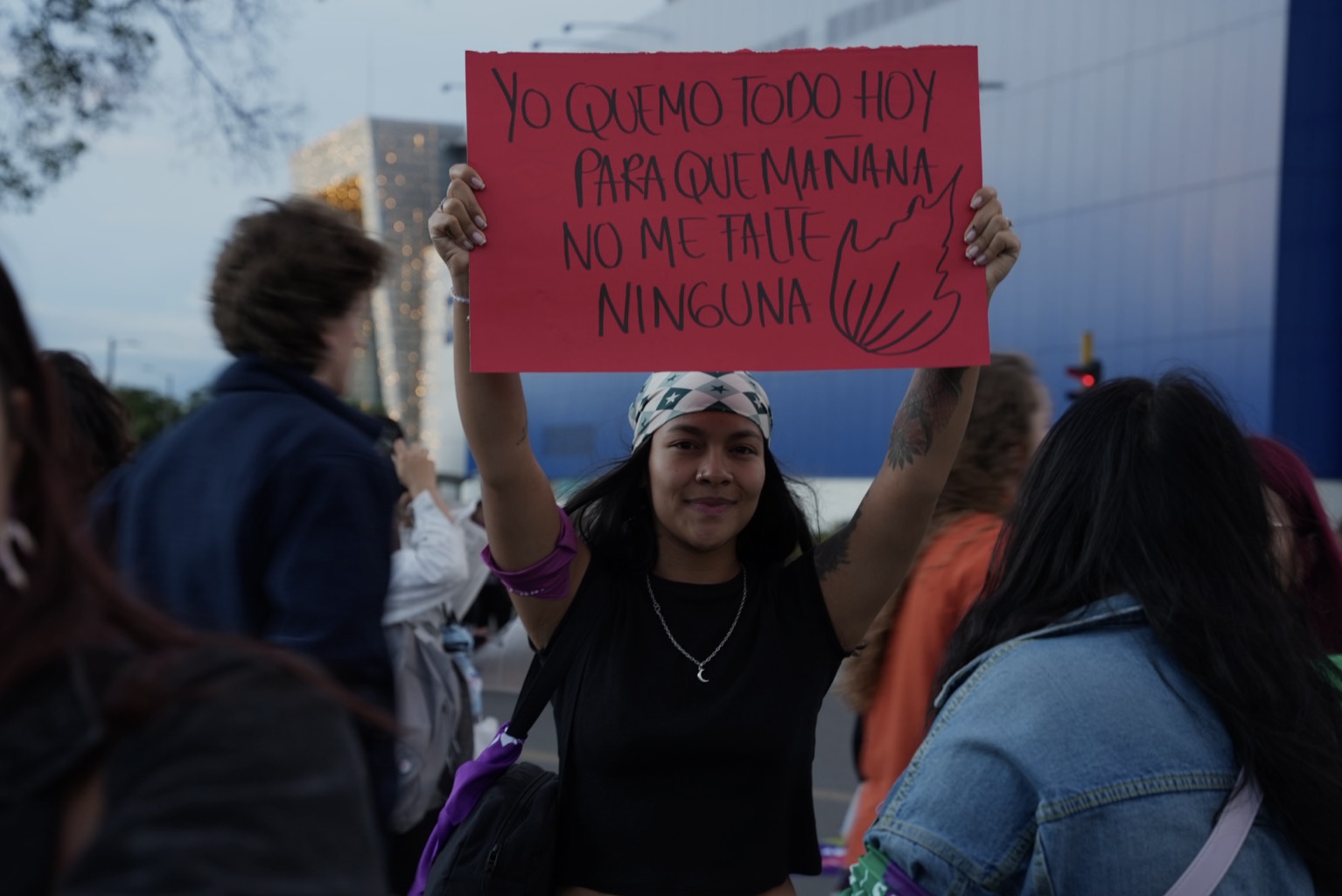 25N en Bogotá: mujeres contaron por qué participaron del plantón