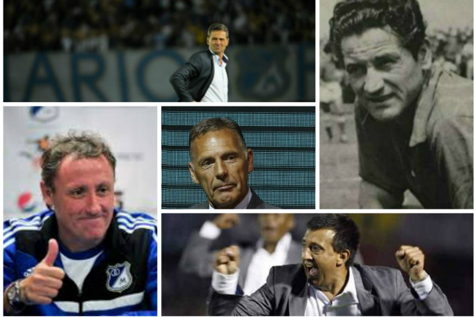 Diego Cocca, Adolfo Pedernera, Ricardo Lunari, Miguél Ángel Russo y Mario Vanemerak.