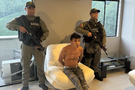 Capturan en Medellín a ‘Chino San Vicente’, cabecilla del Tren de Aragua en Bogotá