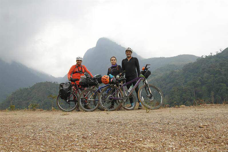 Un recorrido en bicicleta por la la ruta libertadora para celebrar el Bicentenario