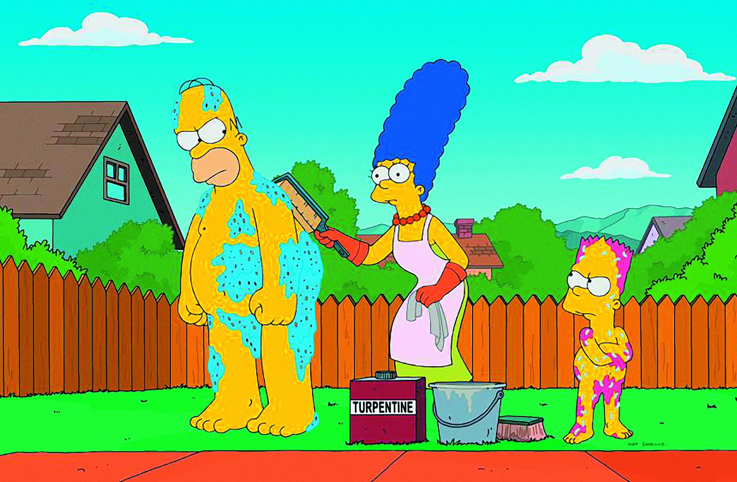 Bart dice que cuando crezca quiere un gordo discapacitado como su papá. /