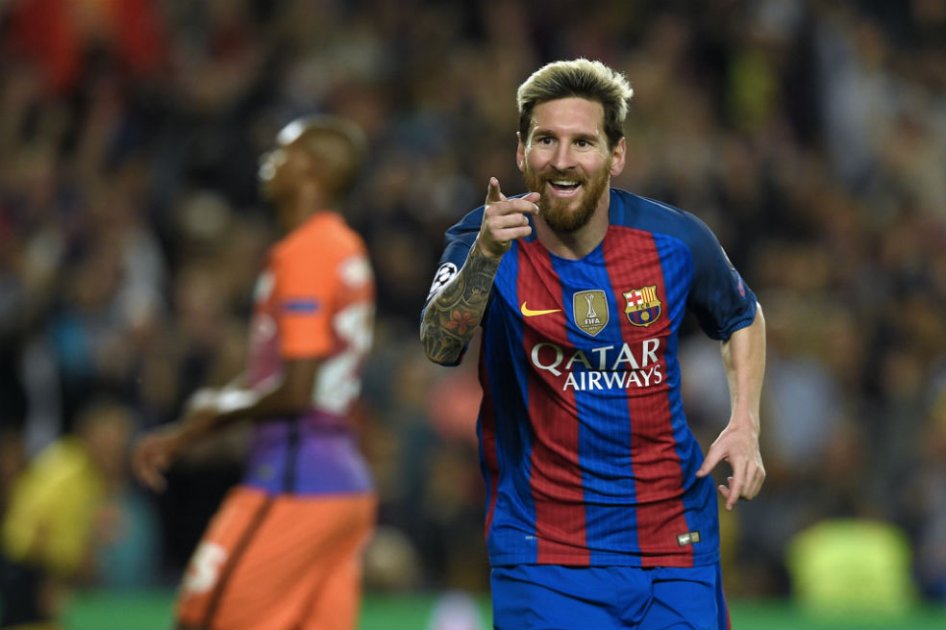 De la mano de Messi, Barcelona goleó al Manchester City
