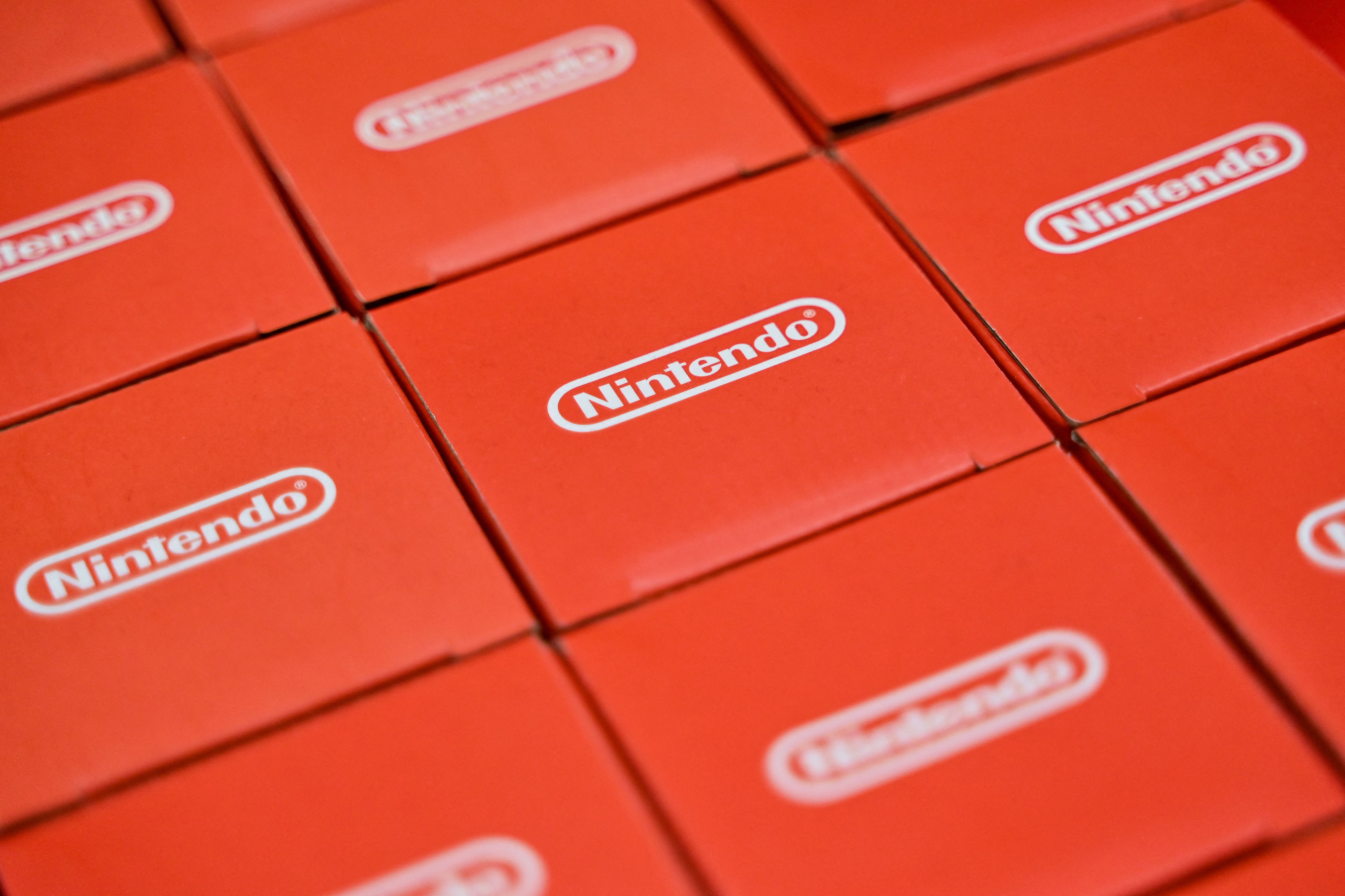Merchandise are pictured for sale at a Nintendo store in central Tokyo on August 1, 2025.
