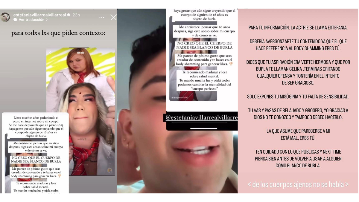 Celina, de ‘Rebelde’, peleó con médico e influenciador colombiano que se le burló