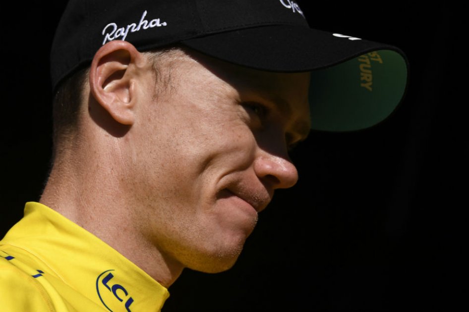 Chris Froome, líder del Tour de Francia. Foto: AFP