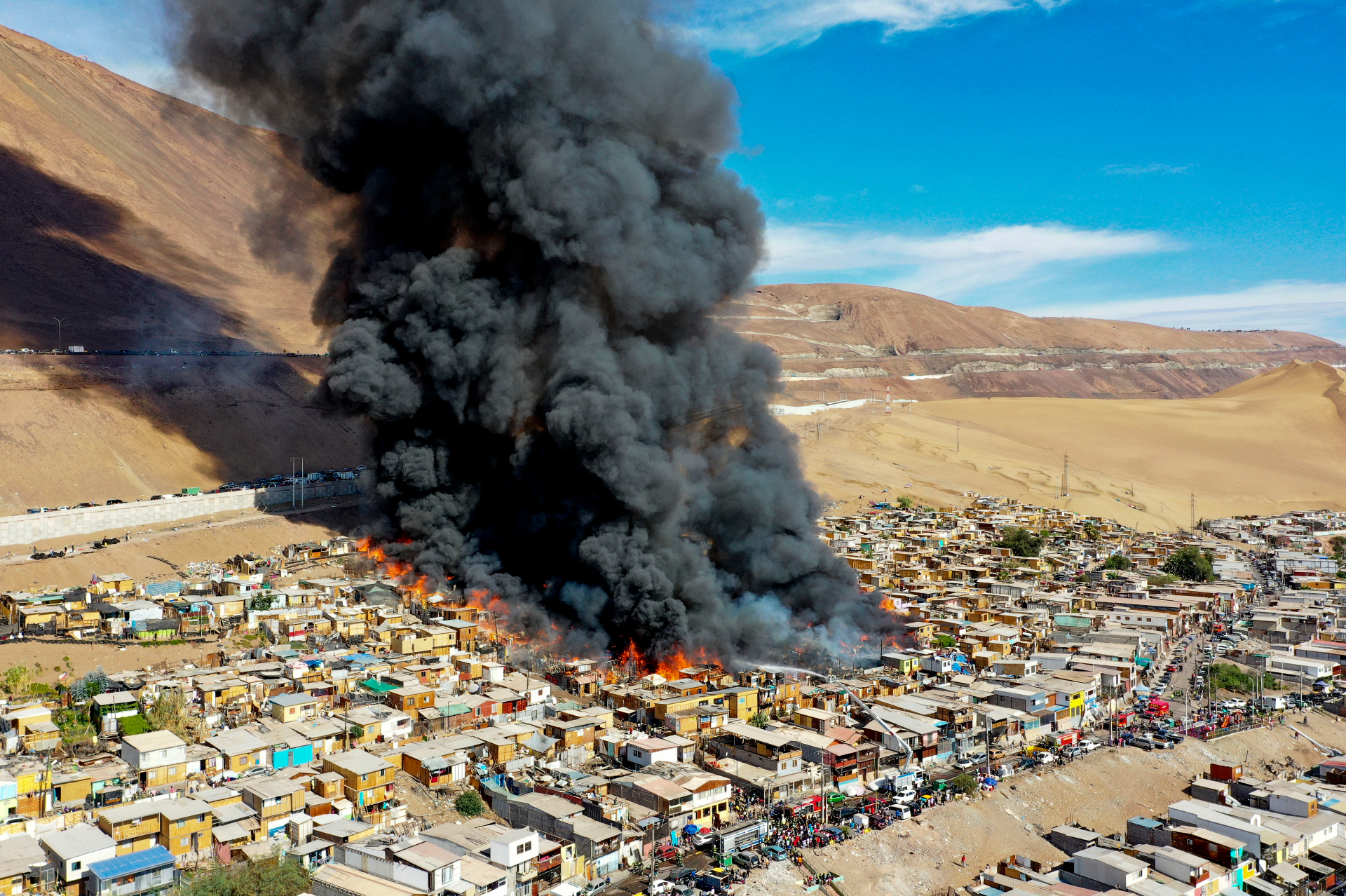 Chile en llamas: la mayoría de los afectados son migrantes bolivianos