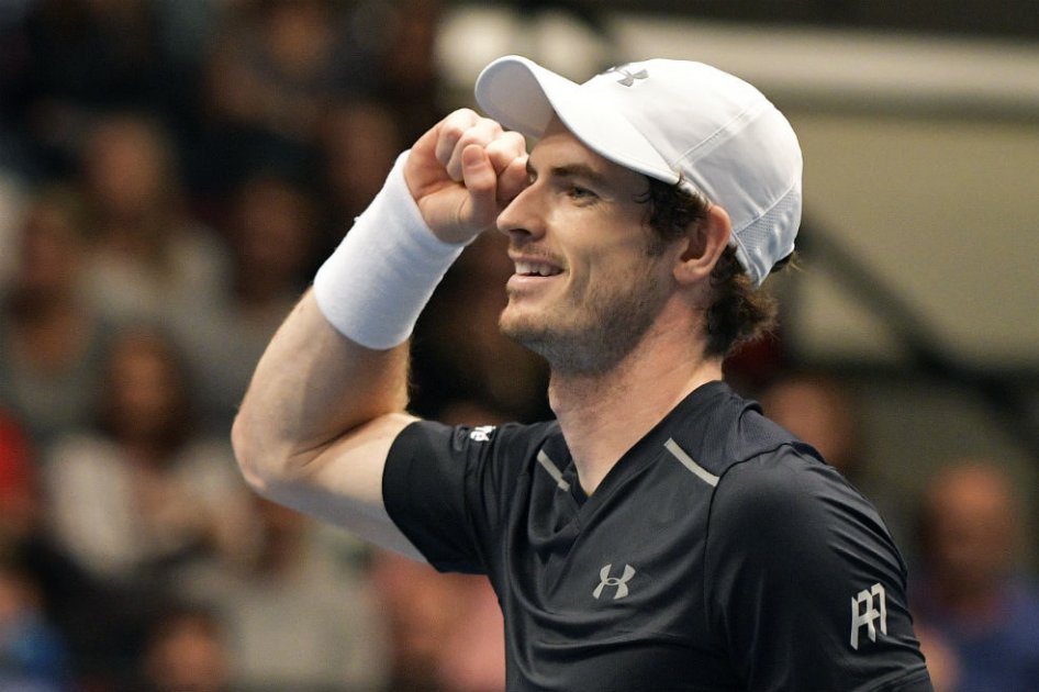 Andy Murray se coronó campeón del Abierto de Viena. Foto: AFP