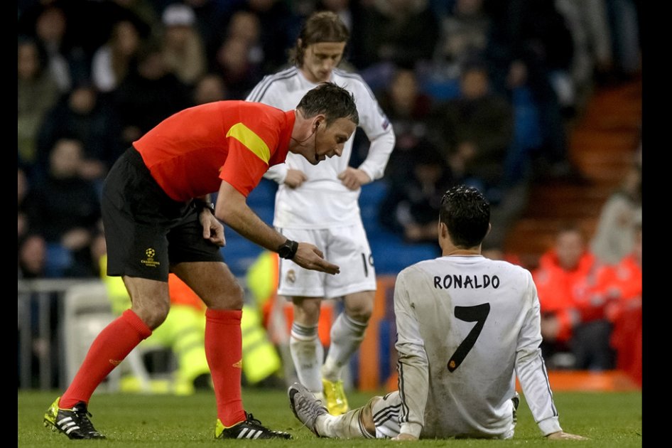 La molestia de Cristiano Ronaldo no preocupa a Ancelotti
