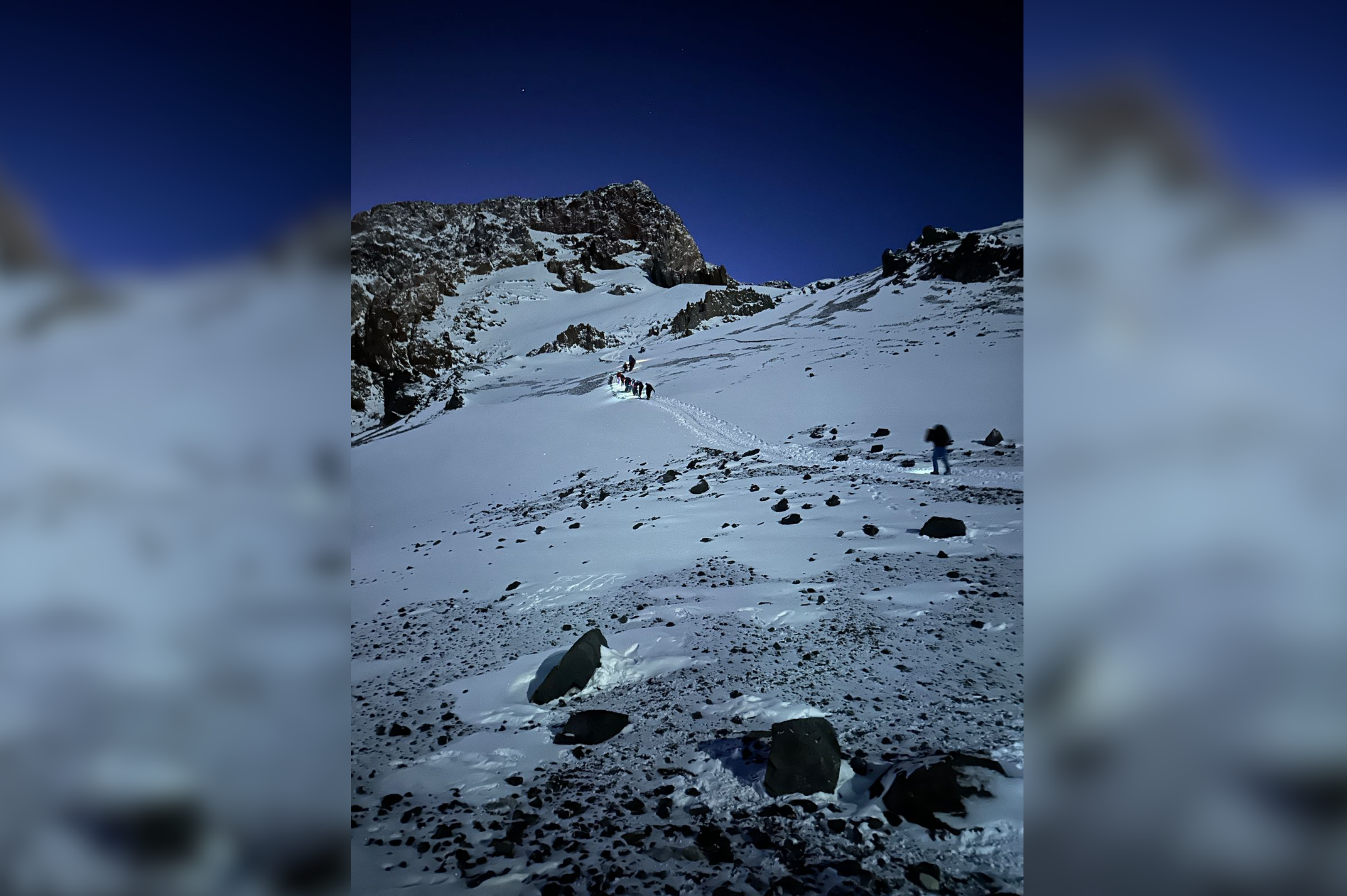 La Expedición Andina, en el Monte Aconcagua.