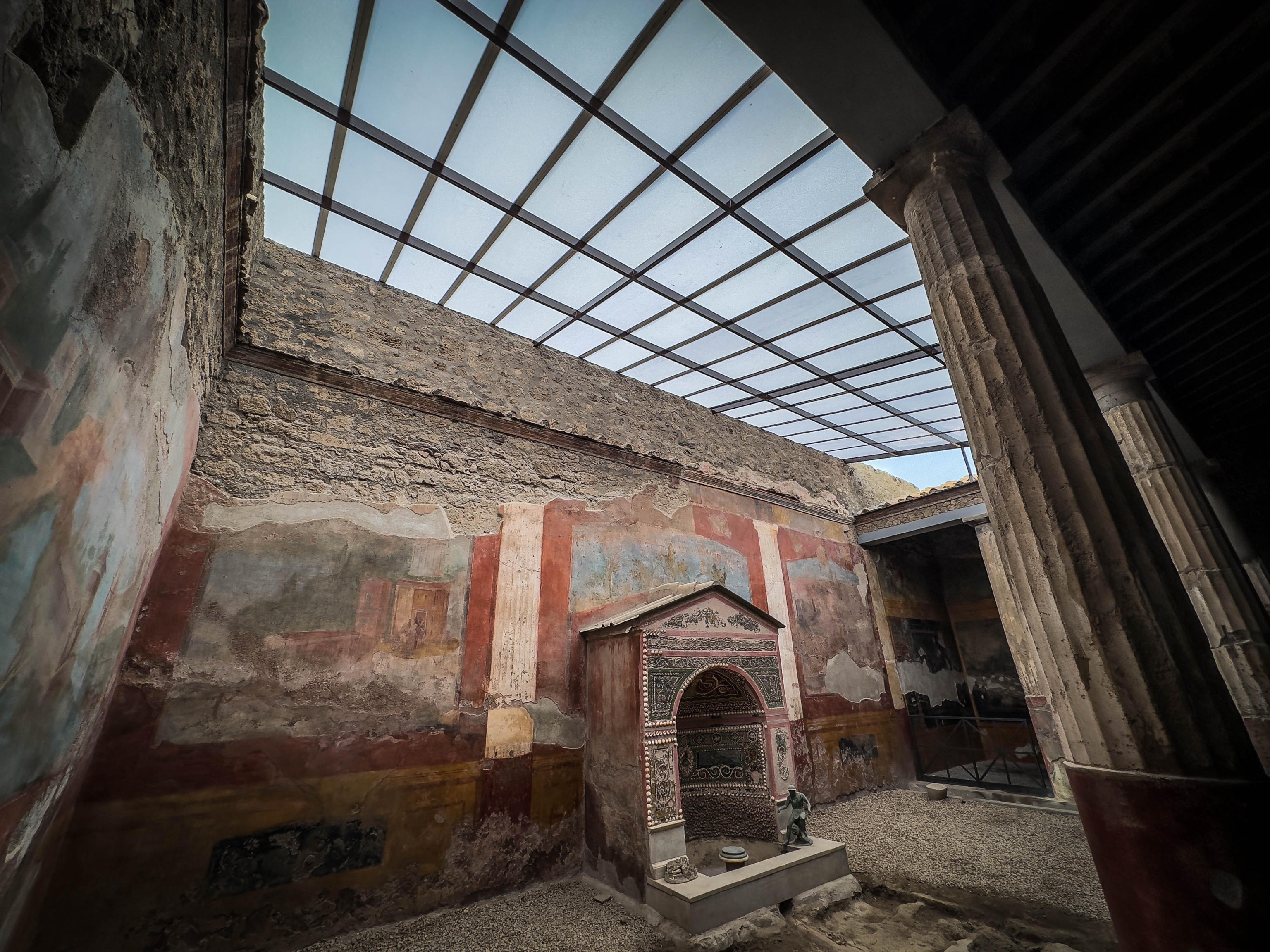 Este habría sido el costo de pintar un cuarto con uno de los pigmentos más caros en Pompeya