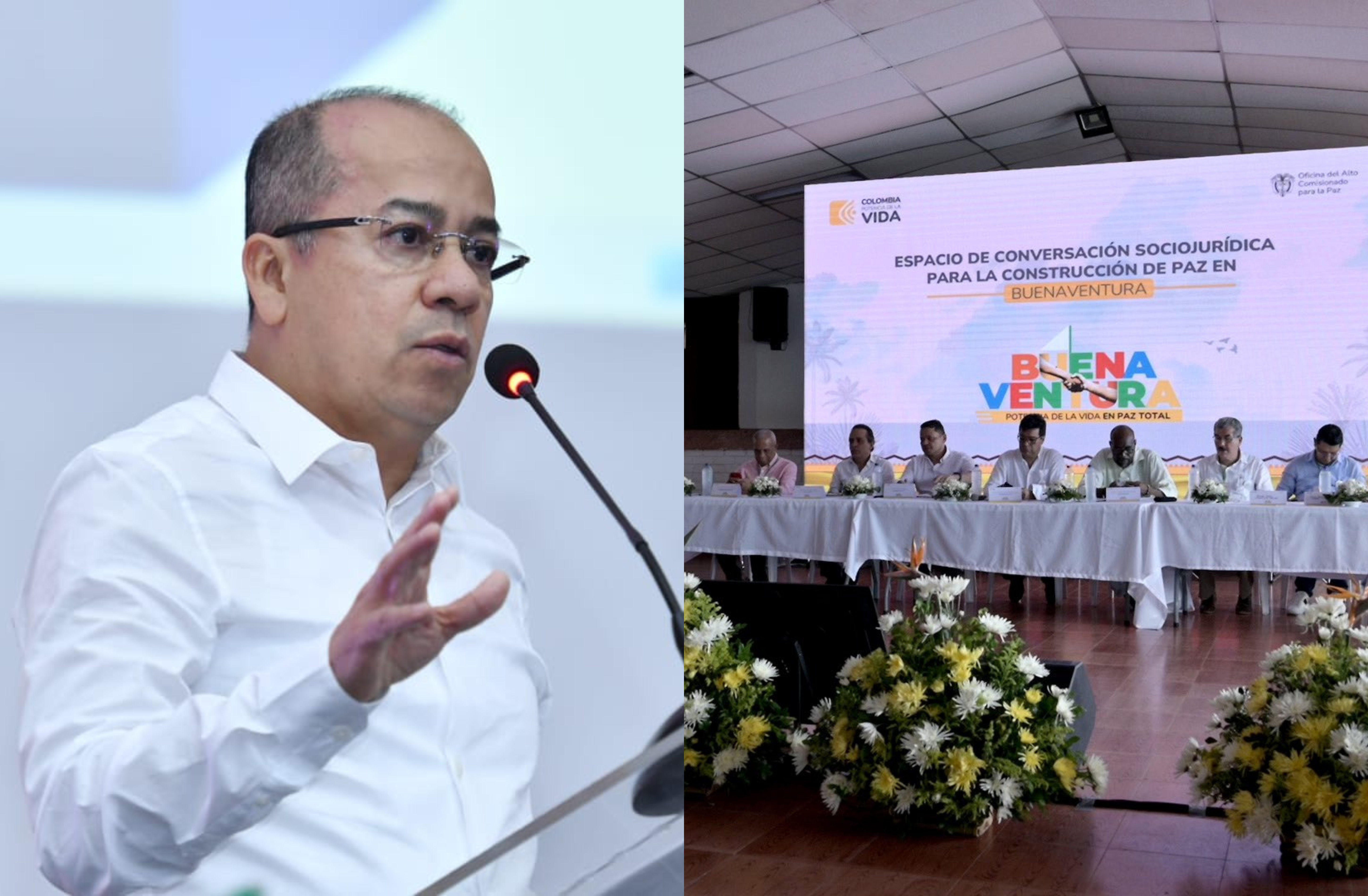 La delegación de Gobierno de la mesa de paz urbana en Buenaventura, en cabeza de Fabio Cardozo, rechazó el comunicado de los Shottas sobre bloqueo de vías.