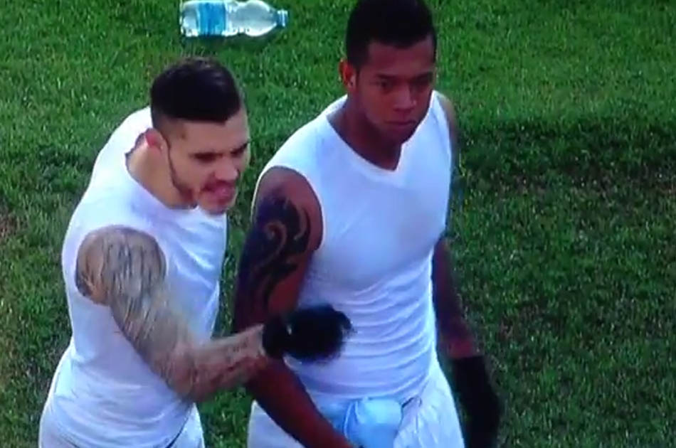 Freddy Guarín y Mauro Icardi se pelean con hinchas del Inter