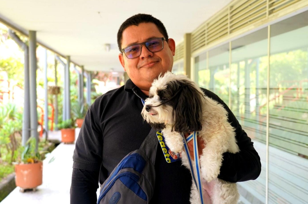 “No se separaba de mí”: el perrito que salvó la vida de un instructor del SENA