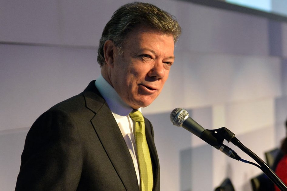 El presidente Juan Manuel Santos.