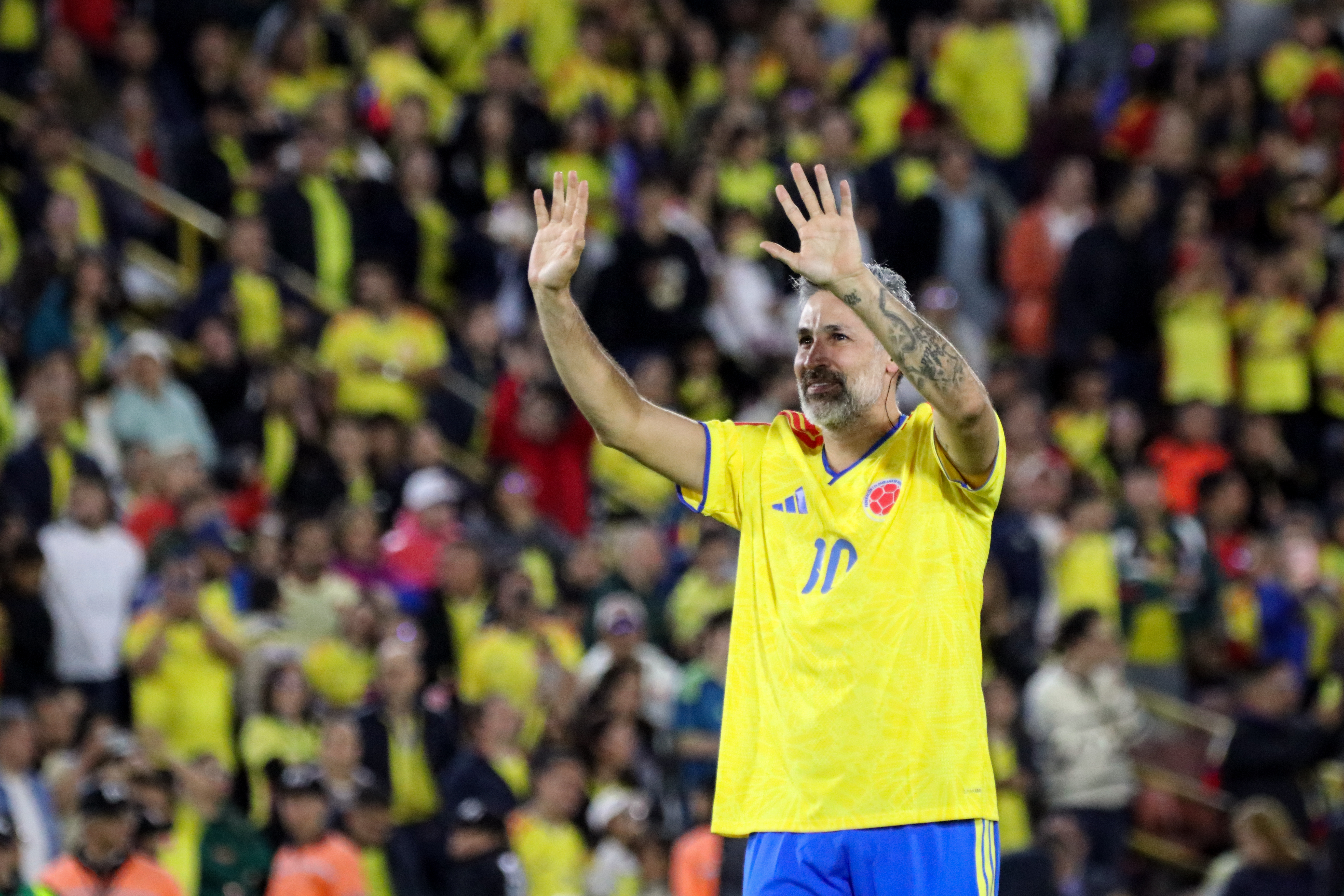 Partido benéfico Levantemos a Colombia.
