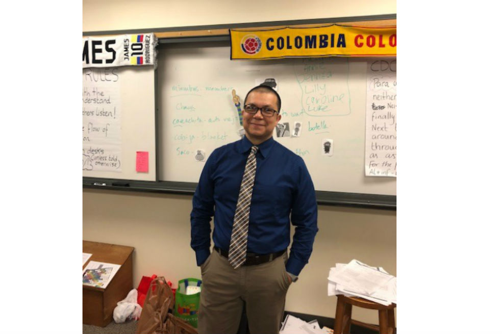 Diego Ojeda lleva cinco años como profesor en el Louisville Collegiate School, Kentucky (EE.UU.). / Cortesía
