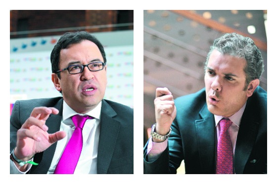 Alfonso Prada e Iván Duque, cara a cara por el plebiscito