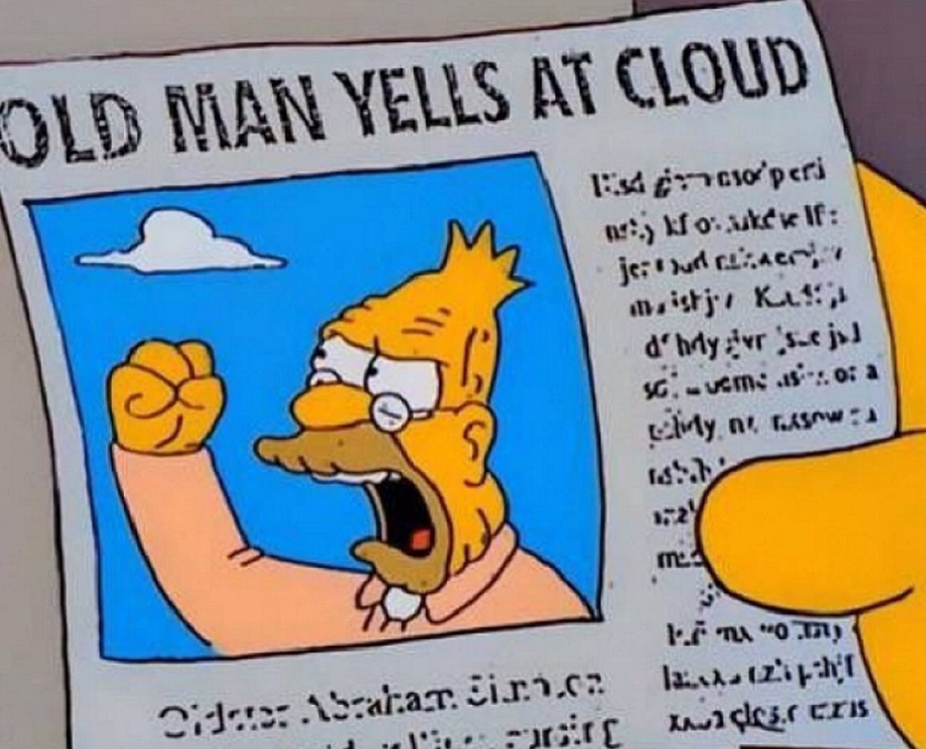 “Los Simpson”: un meme resume el debate entre Donald Trump y Joe Biden