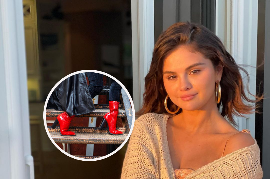 ¿Cómo usar botas rojas al estilo de Selena Gómez? 3 formas de combinarlas