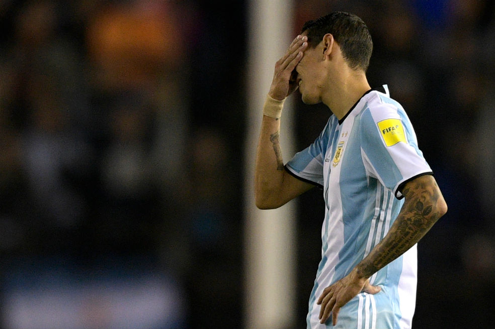 Di María se lesiona con Argentina y estará de baja varias semanas