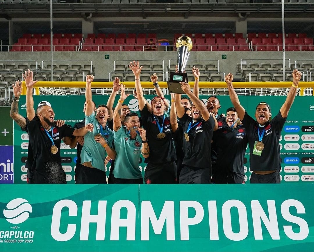 ¡Histórico! Colombia se coronó campeón en las playas de México