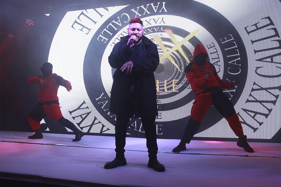 Jaxx Calle en su showcase