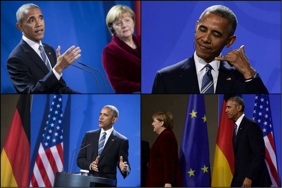 Las frases de Obama durante la visita a Ángela Merkel, su gran amiga y aliada
