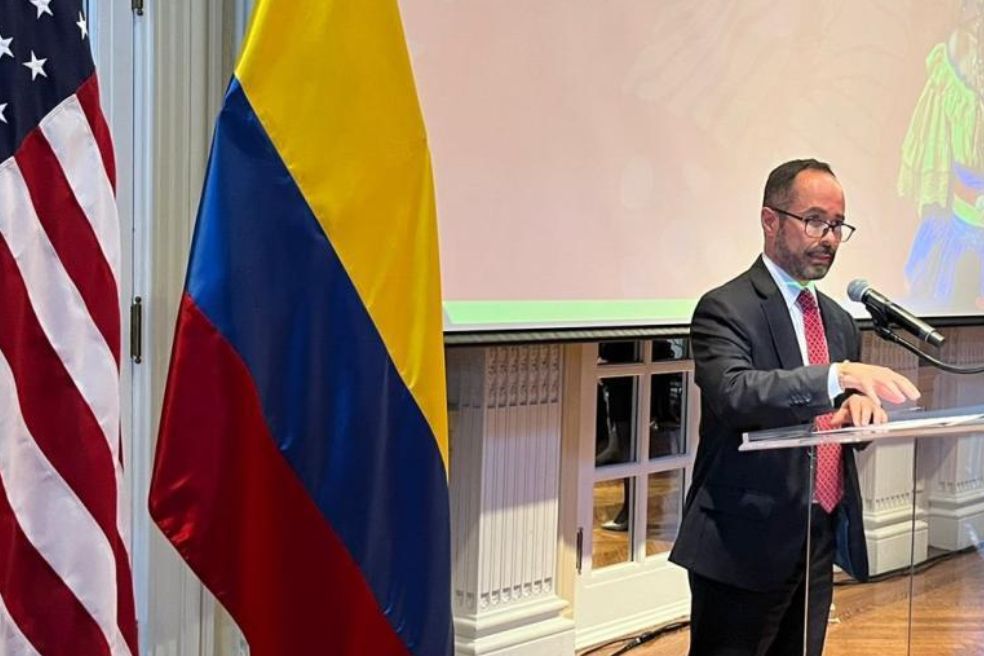 Daniel Ávila, encargado de negocios en la embajada de Colombia en Estados Unidos