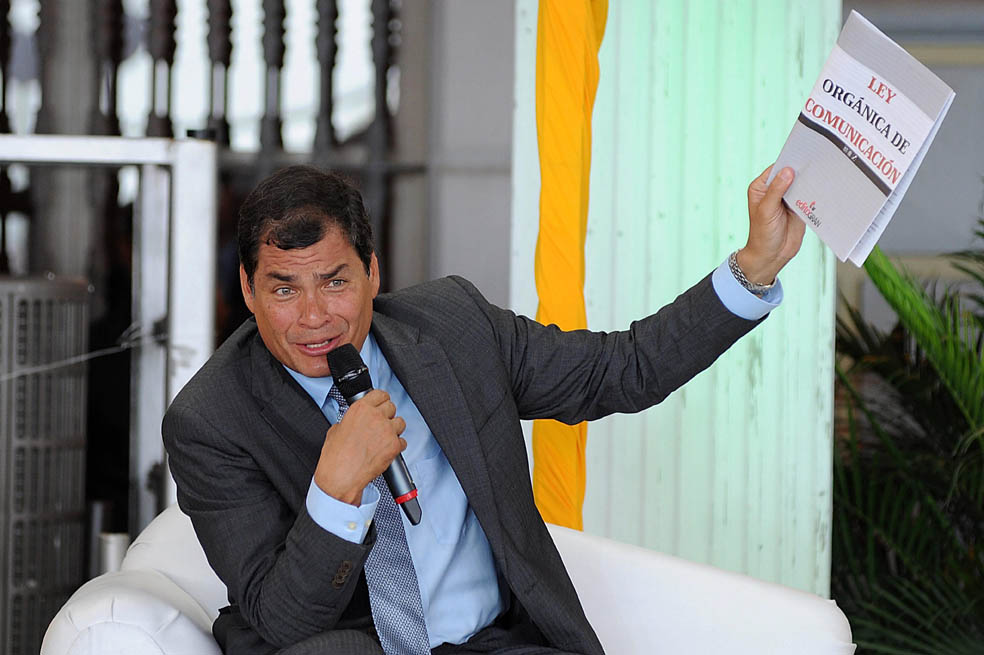 Rafael Correa es un pésimo referente para hablar de periodismo