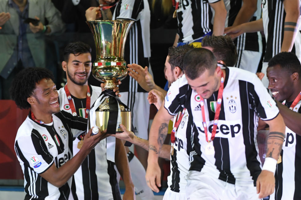 Cuadrado comenzó el camino hacia el triplete con la Juve: campeón de la Copa de Italia