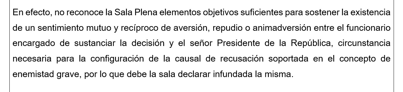 Ponencia del CNE sobre recusación de magistrado Prada.