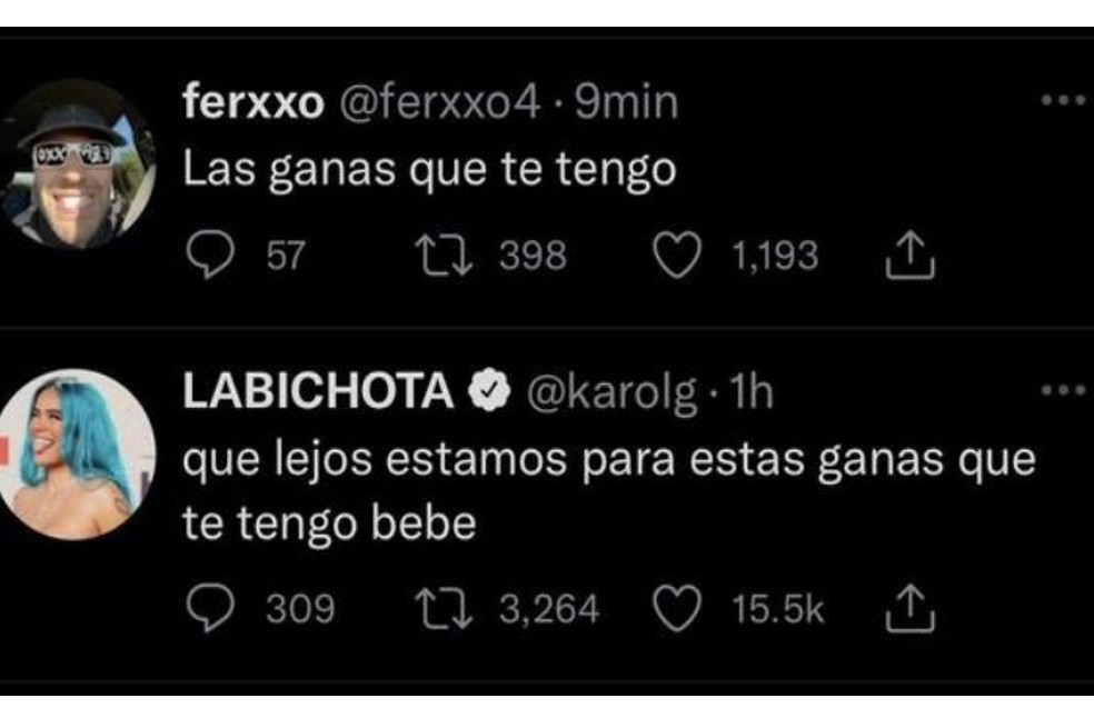 Desde hace un tiempo se rumora que ‘la bichota’ y su colega Feid sostienen una relación sentimental.