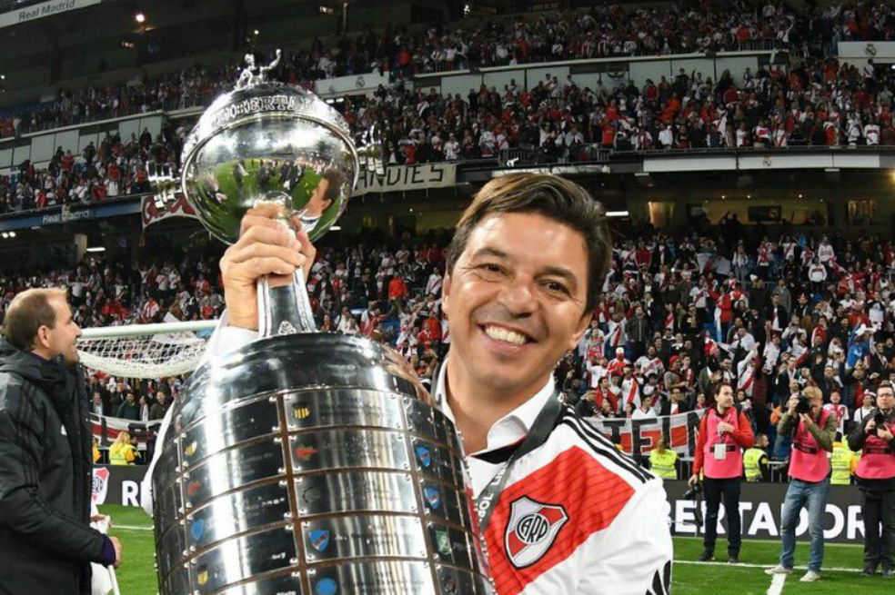 Marcelo Gallardo entrenador de River Plate. / @CARPoficial