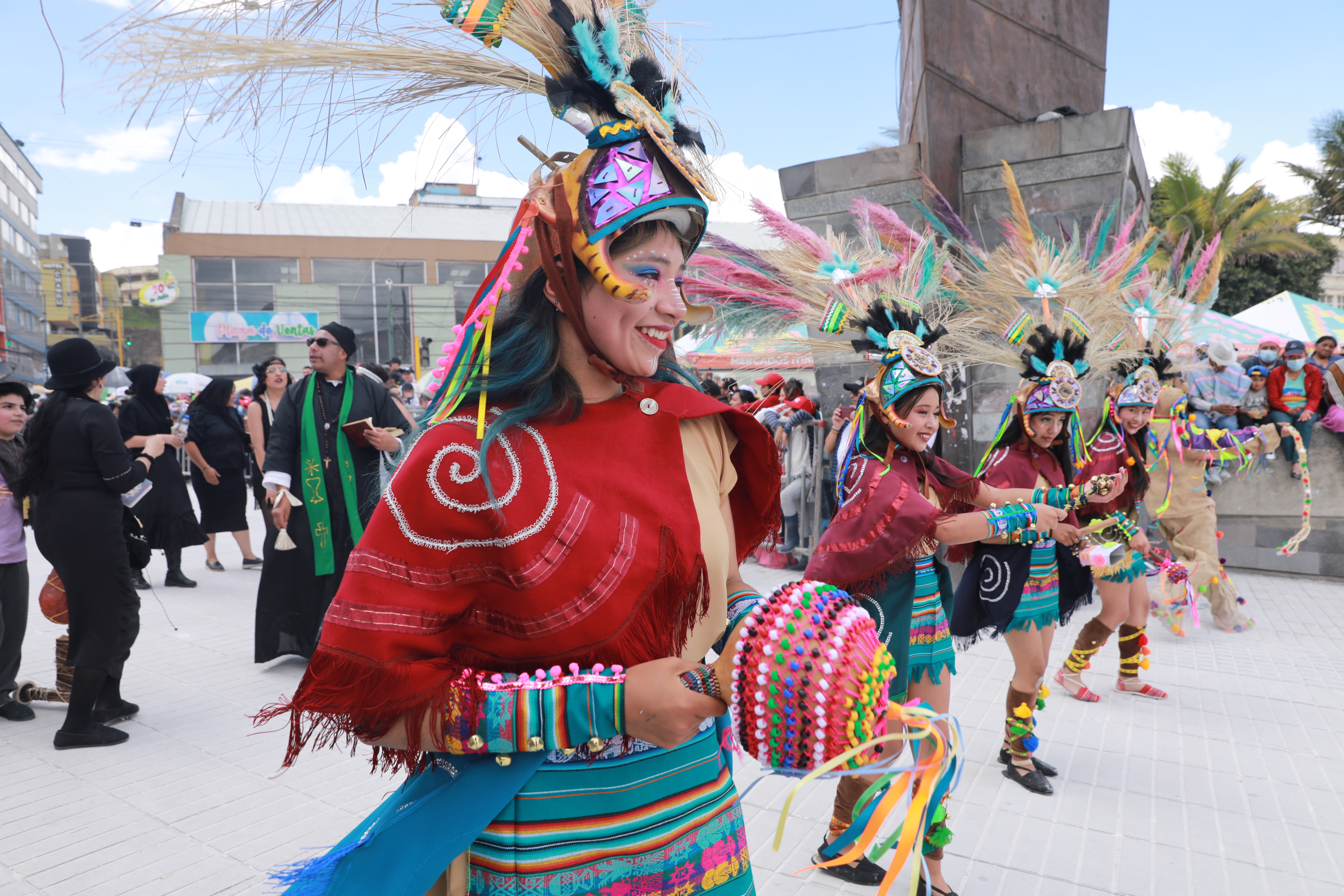 Carnaval de Negros y Blancos de Pasto 2024 desfile Familia Castañeda