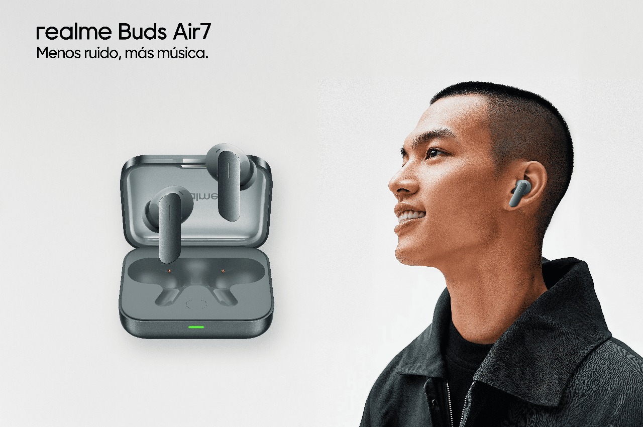 Llegan a Colombia los nuevos audífonos realme Buds Air 7 y realme Buds Air 7 Pro