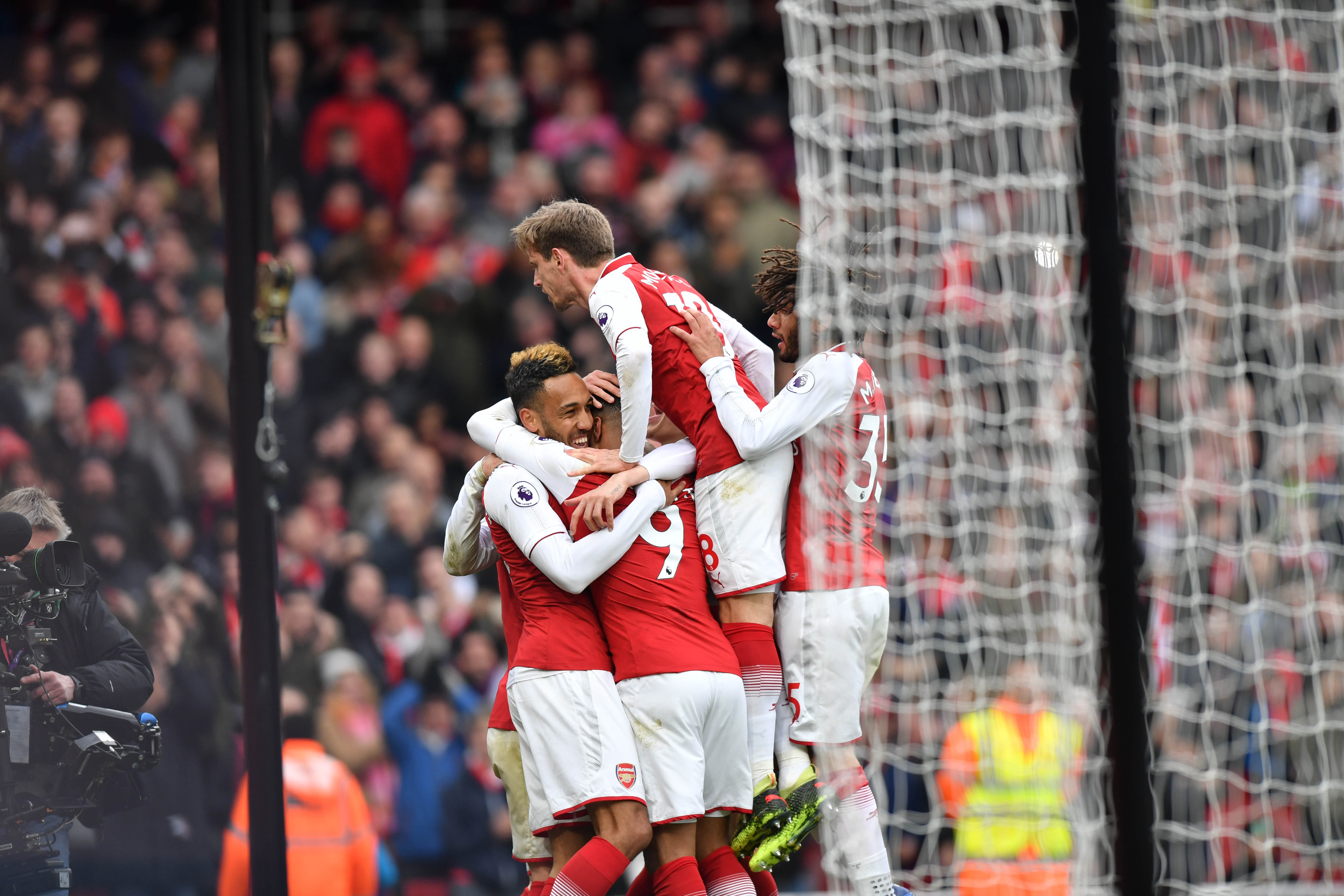 Arsenal se enfrenta al CSKA de Moscú en cuartos de final de la Europa League.  / AFP