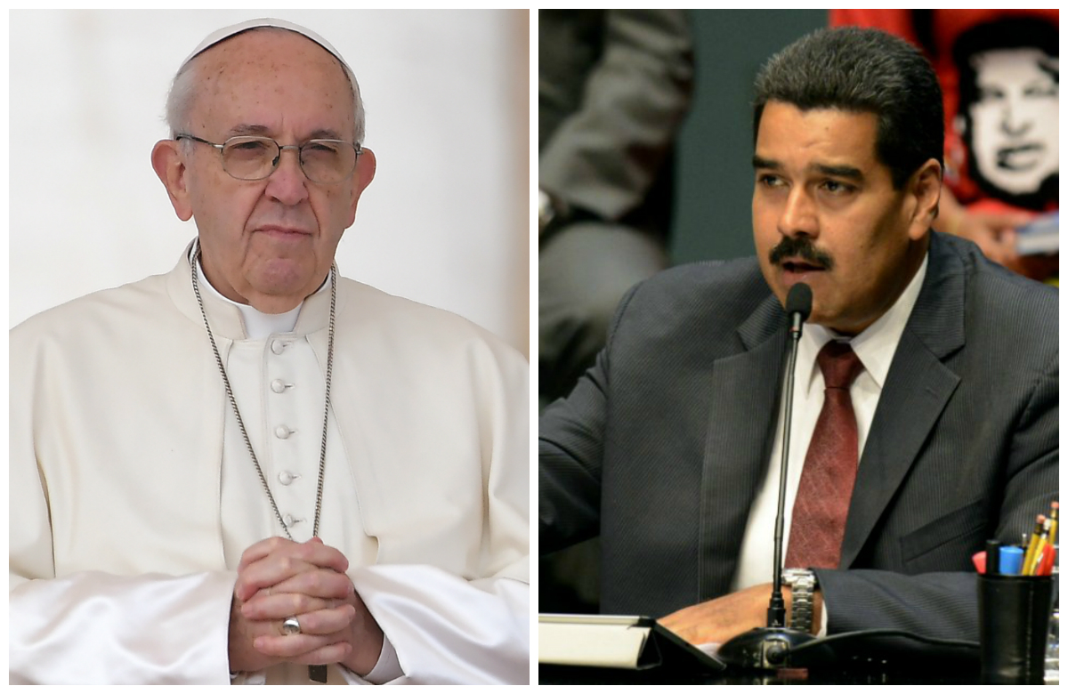 Maduro dijo que el papa «le calló la boca» a la oposición
